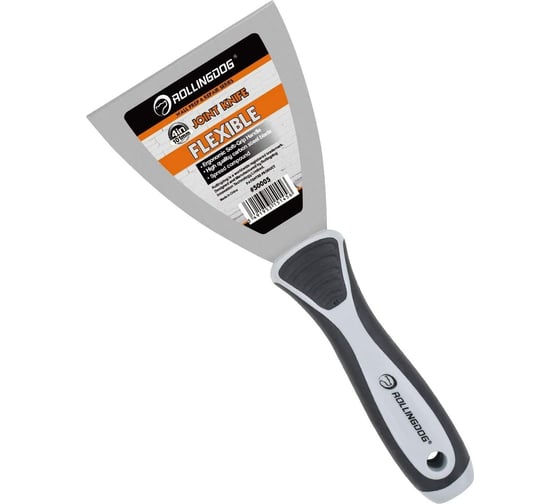 Изображение товара Гибкий шпатель ROLLINGDOG Joint knife из углеродистой стали № 50 премиум-класса, 101 мм., запатентован, 50005