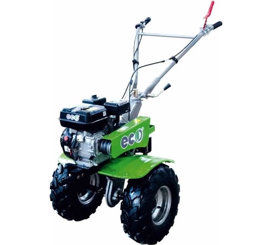 Изображение товара Мотоблок бензиновый ECO МБ5 702 7 л.с., редуктор: чугунный, привод: ременной, скорость: 3 вперед 1 назад, руль: поворотный, вал: S24, колеса ЭКСТРИМ: 19x7х8, фрезы: 3 группы 24 ножа МБ5702 ЭКСТРИМ ECOМБ5702 ЭКСТРИМ