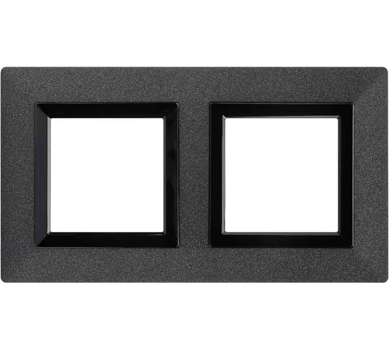 Изображение товара Рамка из металла DKC Avanti графитовая, 2 поста, 4 мод. 4407854