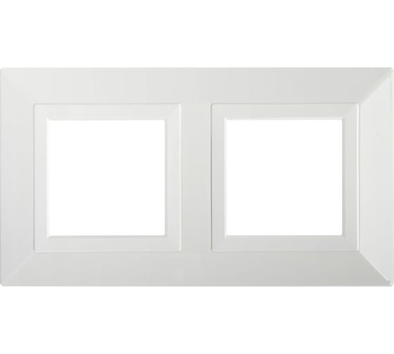 Изображение товара Рамка из металла DKC Avanti белая, 2 поста, 4 мод. 4400854