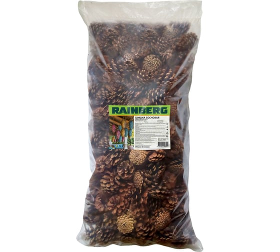 Изображение товара Шишки сосновые Rainberg 60 л, 3-6 см 1200 штук 6449