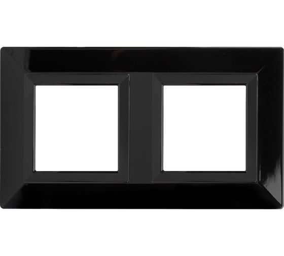 Изображение товара Рамка из металла DKC Avanti черная, 2 поста, 4 мод. 4402854