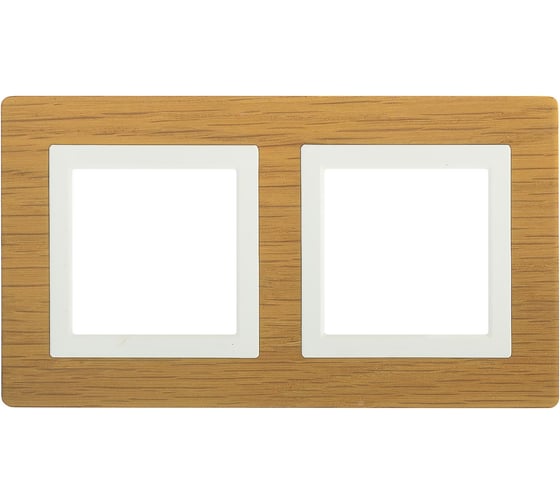 Изображение товара Рамка из натурального дерева DKC Avanti беленый дуб, 2 поста, 4 мод. 4400844