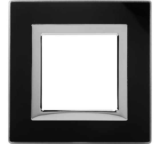 Изображение товара Рамка из натурального стекла DKC Avanti черная, 1 пост, 2 мод. 4402822
