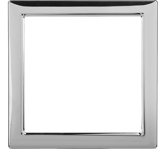 Изображение товара Декоративная вставка для металлических рамок DKC Avanti хром, 1 пост, 2 мод. 4404852D