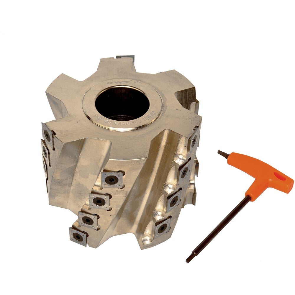 Изображение товара Фреза шейперная со спиральным расположением ножей KWS 15/30 Z4 для строгания 125х40хH100х6T