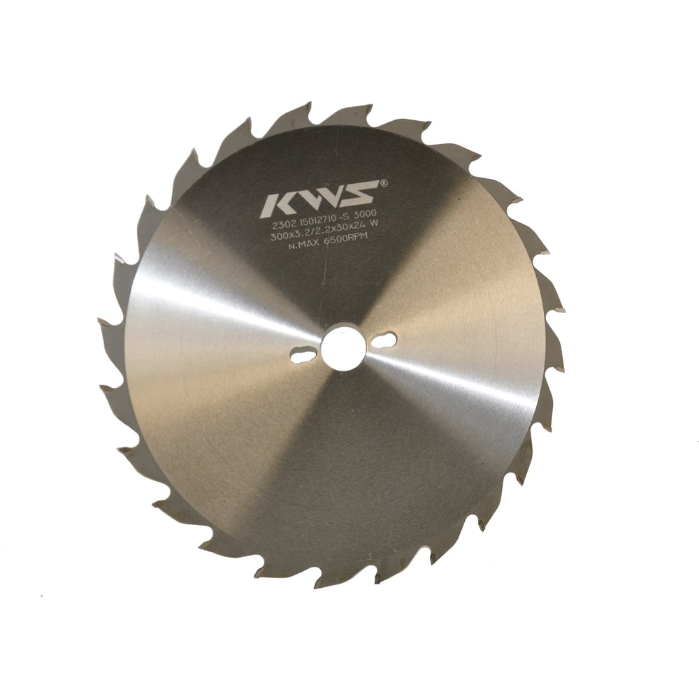 Изображение товара Диск пильный KWS 300х30х3.2х24T для древесины, высокоскоростной, профессиональный