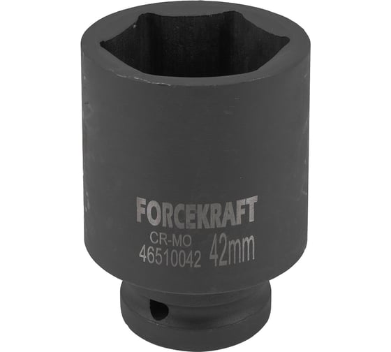Изображение товара Головка ударная глубокая 6-гранная Forcekraft 42 мм, 3/4 FK-46510042(19643)
