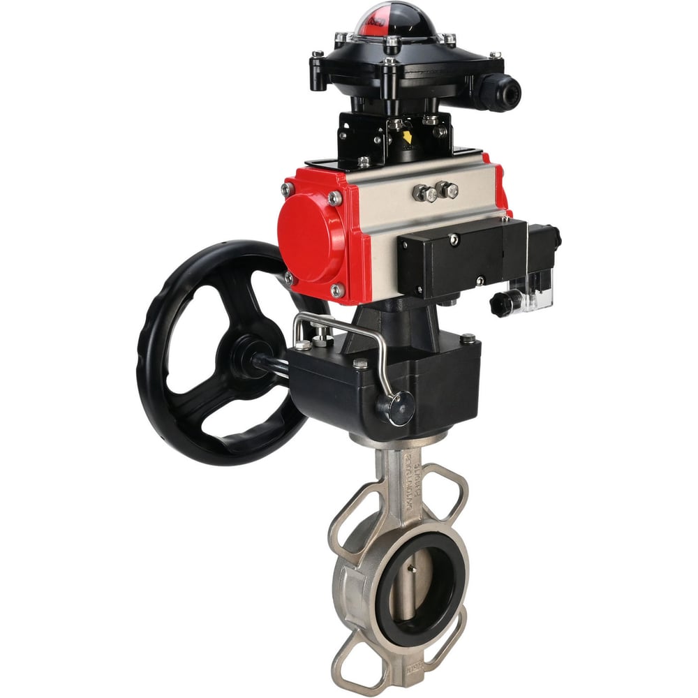 Изображение товара Затвор DN.ru 316L Ду40 с пневмоприводом и распределителем