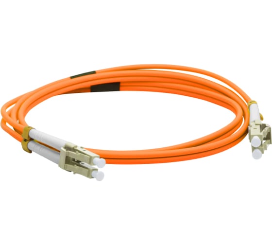Изображение товара Оптический патч-корд LANMASTER LSZH, дуплексный, LC/PC-LC/PC, MM 50/125, 1.0 м LAN-2LC-2LC/OM2-1.0