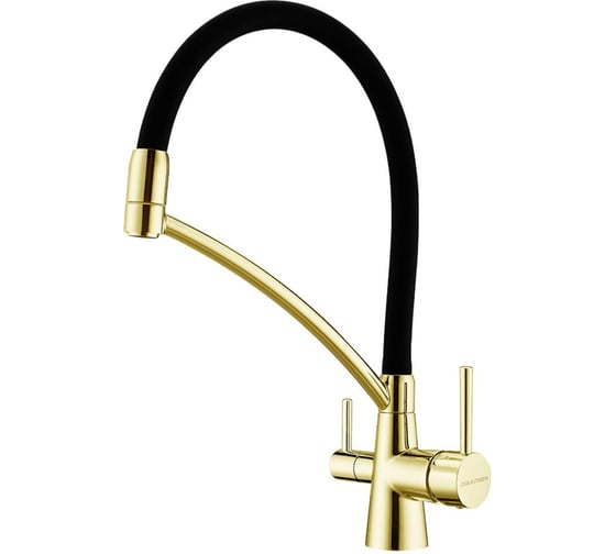Изображение товара Смеситель для кухни Paulmark SIEGEN светлое брашированное золото Si213111-SBG