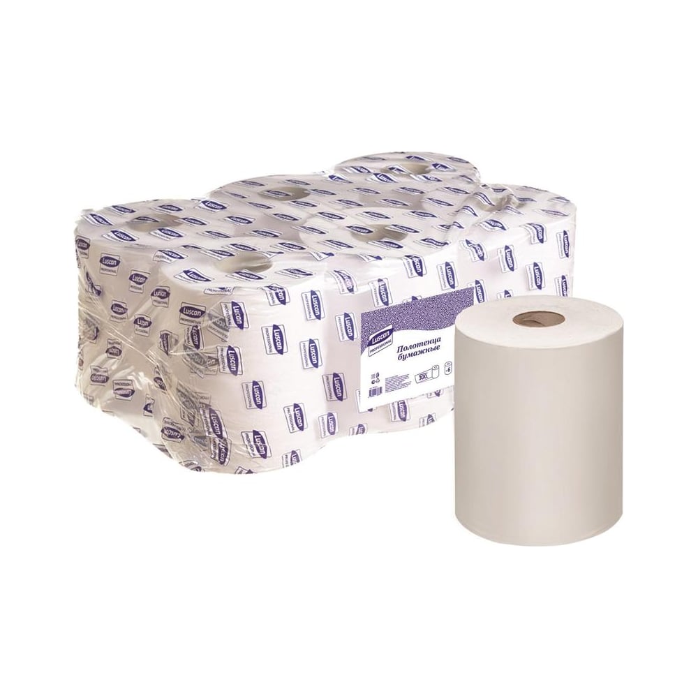 Однослойные бумажные полотенца Luscan подставка под бумажные полотенца доляна 30×15×15 см