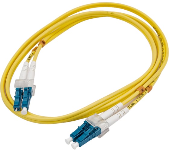 Изображение товара Оптический патч-корд LANMASTER LSZH, дуплексный, LC/UPC-LC/UPC, SM, 1.0 м LAN-2LC-2LC/SU-1.0