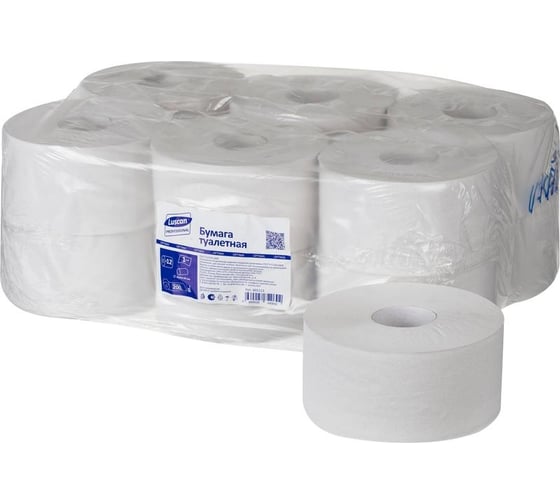 Изображение товара Туалетная бумага Luscan 1-слойная, 12 рулонов 601111