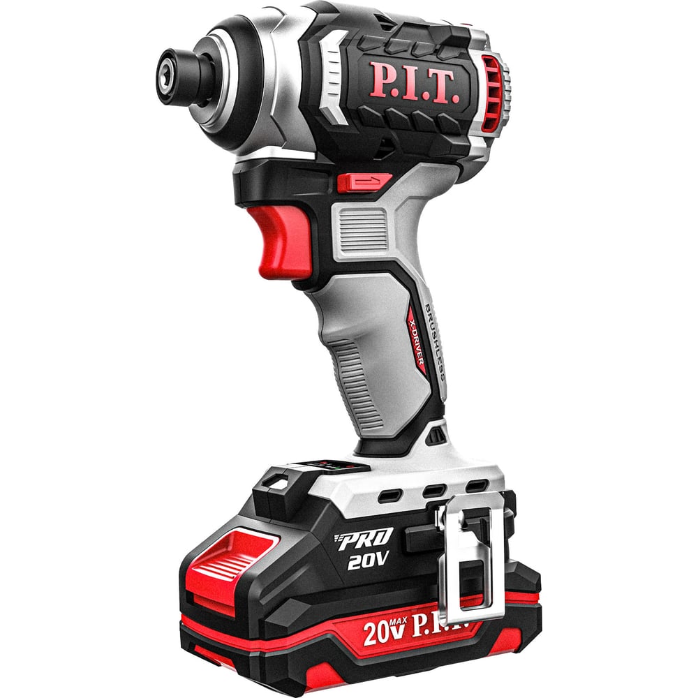 Изображение товара Аккумуляторный винтоверт P.I.T. IMPACT 20В 170Нм, бесщёточный, 3скорости