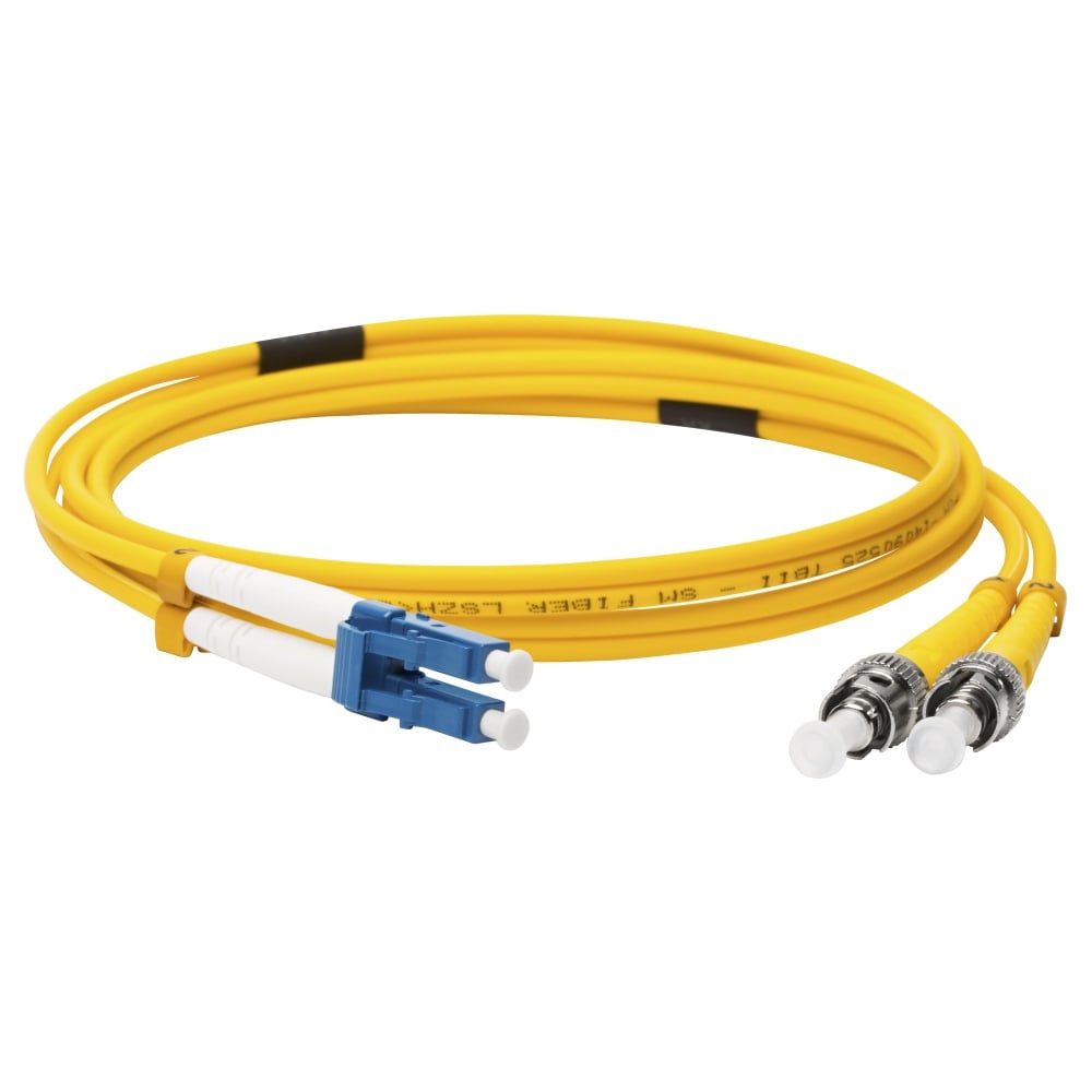 Оптический патч-корд LANMASTER LSZH, дуплексный, ST/UPC-LC/UPC, SM, 1.0 м LAN-2ST-2LC/SU-1.0