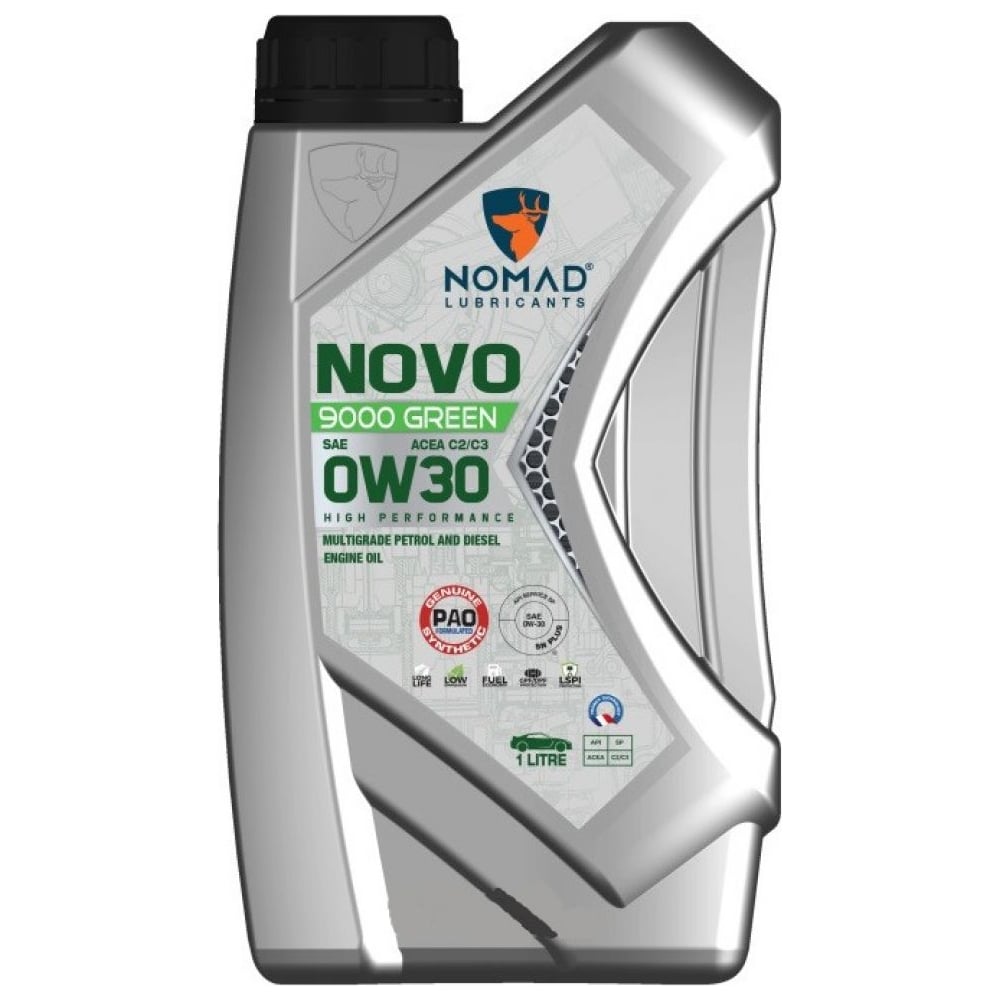 Изображение товара Масло моторное NOMAD NOVO 9000 0W-30 1 л синтетическое