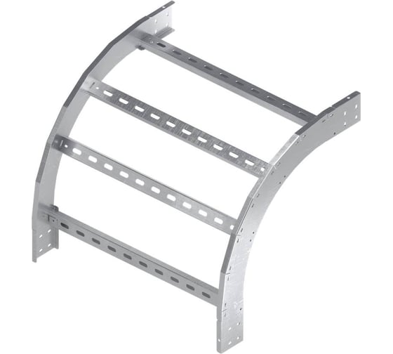 Изображение товара Угол вертикальный внешний DKC 90 градусов, 80x400 R300, в комплекте с крепежными элементами и соединительными пластинами LO8340K