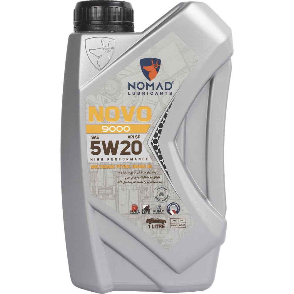 Изображение товара Масло моторное NOMAD NOVO 9000 5W-20 1 л 35794