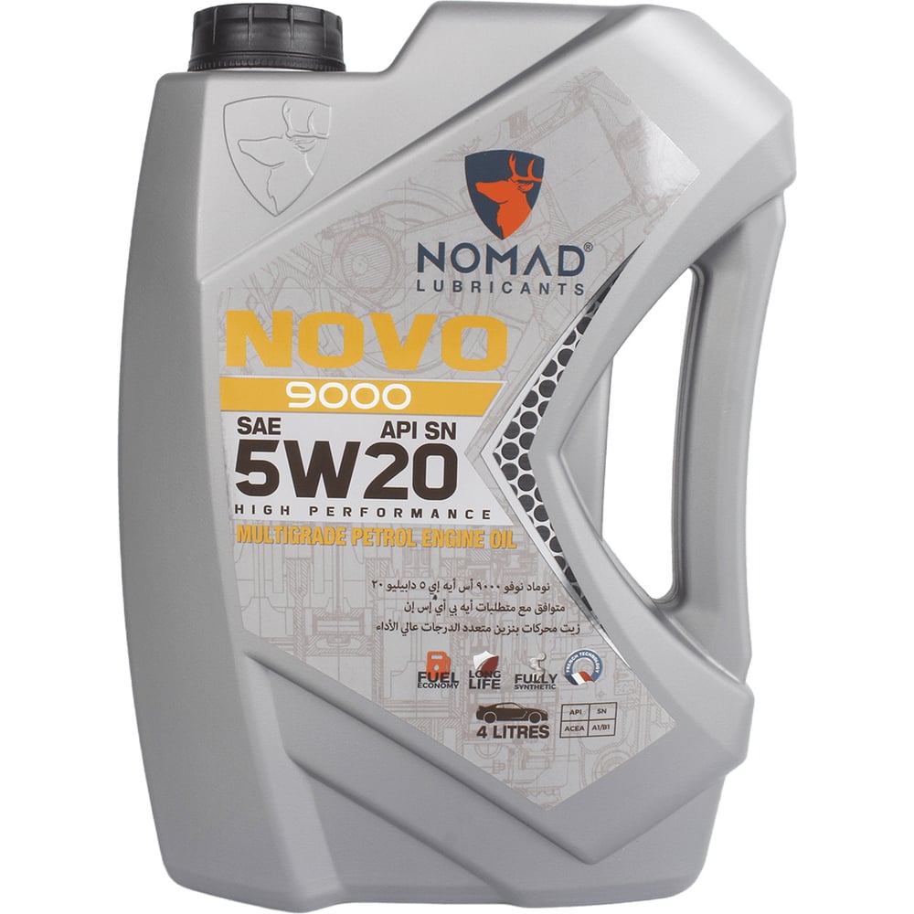 Изображение товара Масло моторное NOMAD NOVO 9000 5W-20 4 л 35777