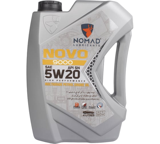 Изображение товара Масло моторное NOMAD NOVO 9000 5W-20 4 л 35777
