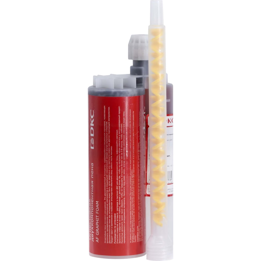 Изображение товара Двухкомпонентная огнезащитная пена DKC картридж 330 мл DN1201