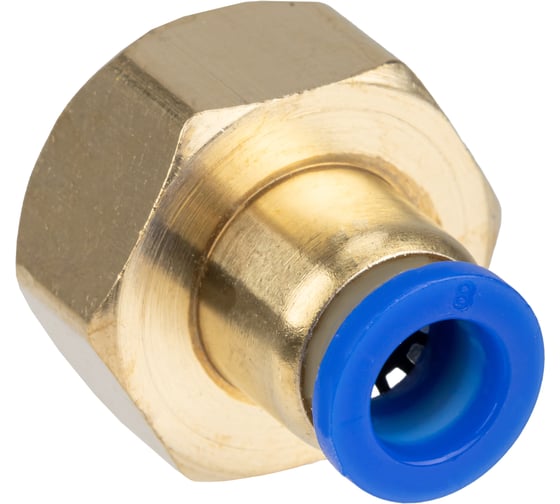 Изображение товара Фитинг цанговый пневматический прямой ARMA 1/2F-8 мм CF F1/2-08