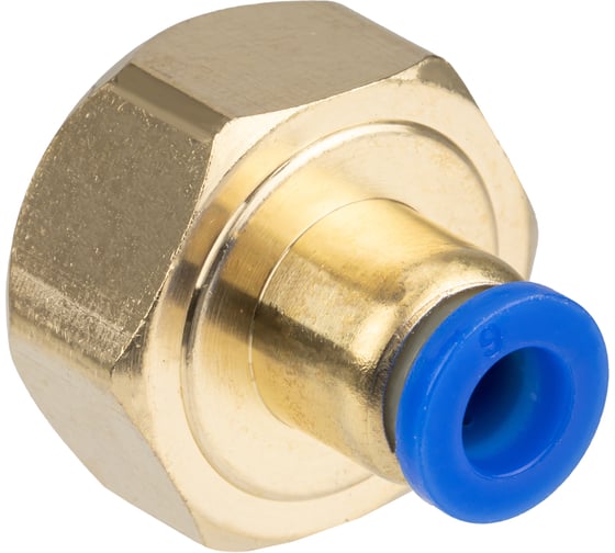 Изображение товара Фитинг цанговый пневматический прямой ARMA 1/2F-6 мм CF F1/2-06