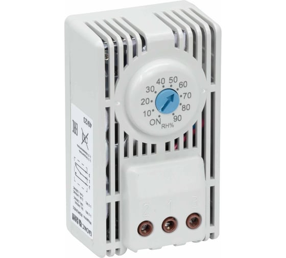 Изображение товара Гигростат с регулируемым диапазоном влажности DKC 10 90 , переключающий контакт 1 шт R5MUH01