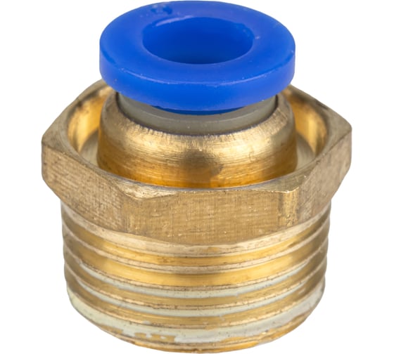 Изображение товара Фитинг цанговый пневматический прямой ARMA 3/8M-6 мм CF M3/8-06