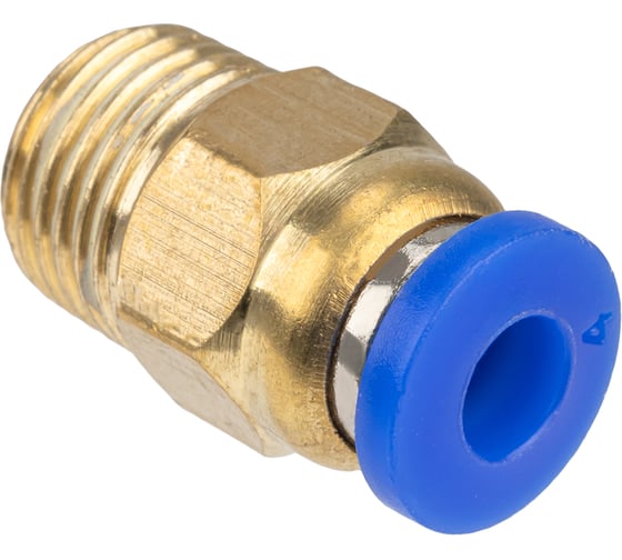 Изображение товара Фитинг цанговый пневматический прямой ARMA 1/8M-4 мм CF M1/8-04