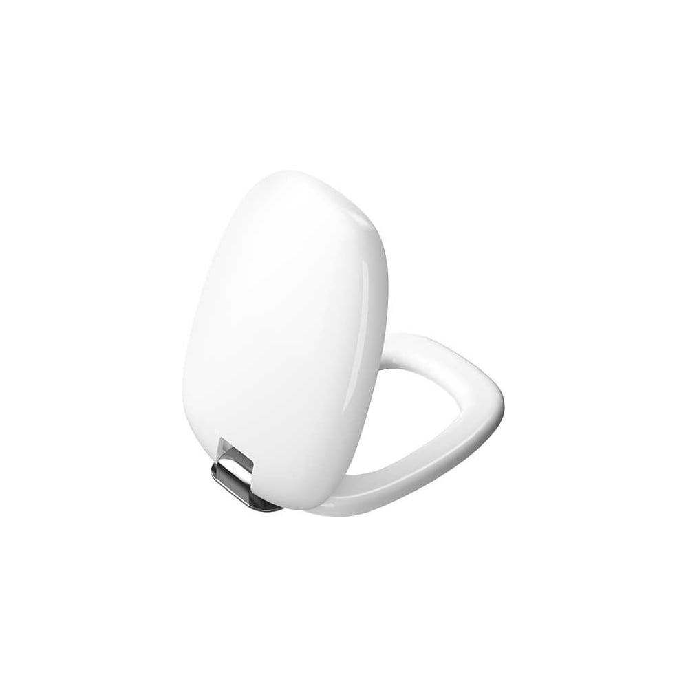 Изображение товара Сиденье VitrA PlurAl металлические петли, с верхним креплением, soft, бел/хром 126-003-009