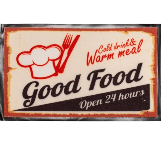 Изображение товара Интерьерный коврик ComeForte PHOTOPRINT ГУД ФУД 45х75 см PET016