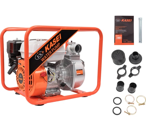 Изображение товара Мотопомпа для чистой воды Ex Kasei 5 л.с. 500 л/мин QGZ50-20-17