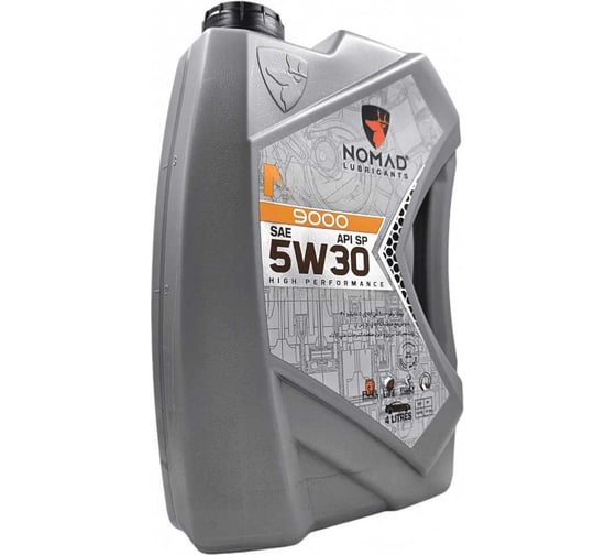 Изображение товара Масло моторное синтетическое для легковых а/м  Nomad NOVO 9000 SAE 5W30 API SP 4л 31844