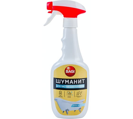 Изображение товара Универсальное средство для чистки сантехники Bagi Шуманит 500 мл 1015050021