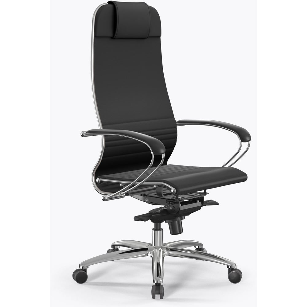 Изображение товара Офисное кресло МЕТТА Samurai K-1 черное с регулировками и подголовником