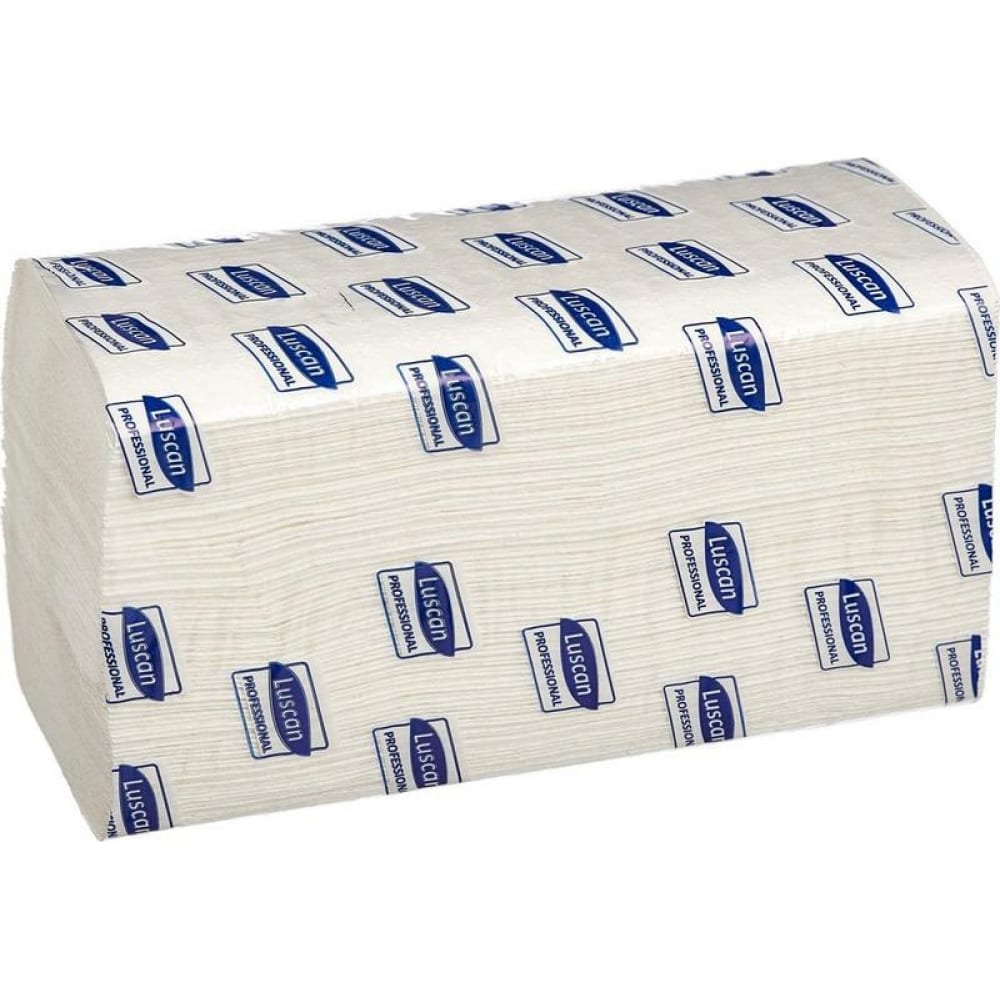 Однослойные бумажные полотенца Luscan салфетки бумажные однослойные гармония а с др крч 24х24 50 шт уп
