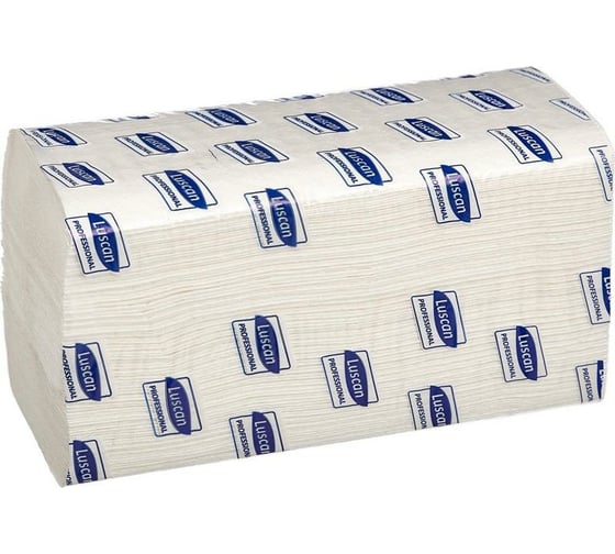 Изображение товара Бумажные полотенца Luscan V-сложения, 1-слойные, 15 пачек 601117