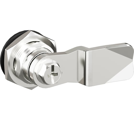 Изображение товара Поворотный замок DKC с личинкой под универсальный ключ, для навесных корпусов, ключи в комплекте 1 шт R5CE227N