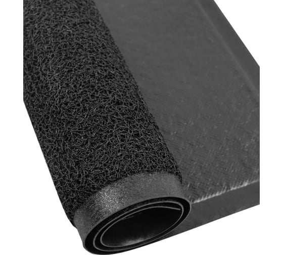 Изображение товара Придверный пористый коврик ComeForte Spaghetti 60х90 см черный SPM-07