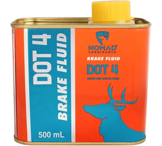 Изображение товара Тормозная жидкость синтетическая Nomad Brake Fluid DOT 4, 0.5л 13429