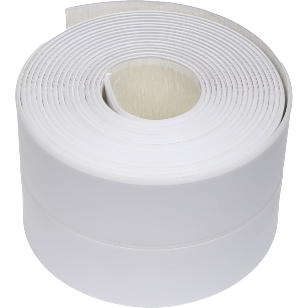 Изображение товара Бордюрная лента 4walls 30х30 мм 3.3 м белая для оформления и защиты кромок
