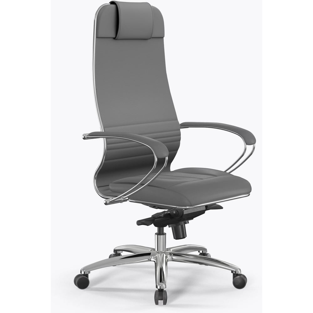 Изображение товара Современное офисное кресло МЕТТА Samurai KL-1 серое с регулируемыми функциями