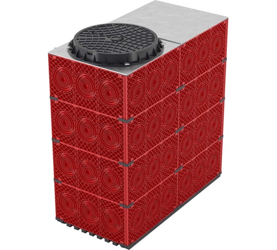 Изображение товара Пластиковый колодец для кабельной канализации DKC с пластиковым люком, 1500x750x1500 1 шт 301500