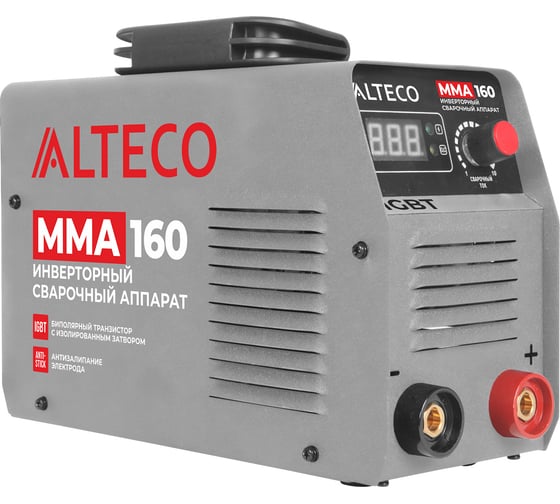 Изображение товара Инверторный сварочный аппарат ALTECO MMA-160 37056