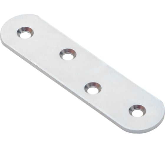 Изображение товара Пластина крепежн. СКОБЯНОЙ ПК-100 100*20*2 (4шт) цинк (упак.) 002610