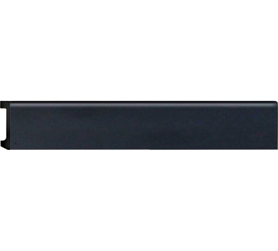 Изображение товара Плинтус напольный DECOMASTER D235-118 (80х17х2400 мм) черный D235-118 ДМ