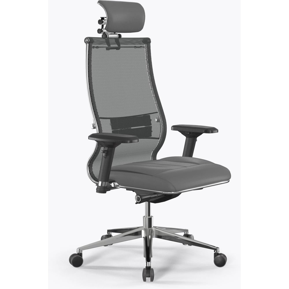 Кресло руководителя МЕТТА Samurai SL-3 (Серый 552.3.5.109) z552.3.5.109