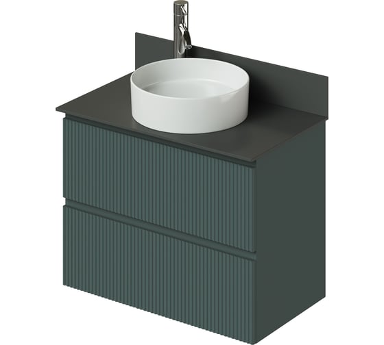 Изображение товара Тумба со столешницей подвесная ИТАНА Kate 80 805х454х610 Велютто Авокадо 4657836466966